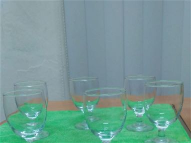 6 copas de cristal para vino - Img main-image