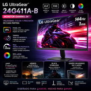 MONITOR LG 24G411A-B 24" GAMING 144Hz 🖥️🎮🏠 170 USD - Img 57173792