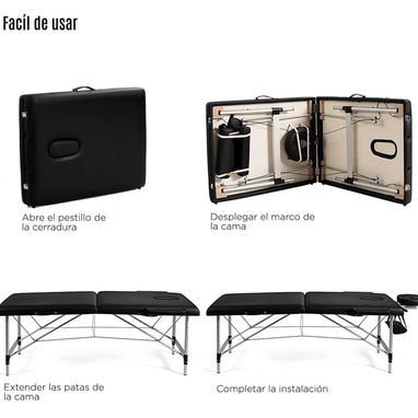 Vendo muy buena cama para dar masaje con todos sus accesorios nueva - Img 120739216