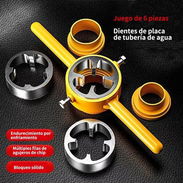 VENDO SET DE TERRAJAS (TARRAJAS) DE 1/2"; 3/4" y 1" (3 CABEZALES O DADOS). $15 USD. (+53)52990828. - Img 55691132