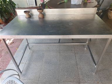 Vendo mesa de acero niquel - Img main-image-45660108