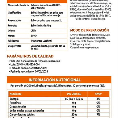 Contenedor de refresco zuko - 2/2