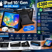 iPad 10.ª Generación — 64 GB Azul + Funda UAG - Img 57399733
