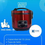 💠Arrocera Marca MAF Capacidad de 1.5 Litros (en la caja dice 3 litros pero la real es de 1.5) Color rojo y Gris 35 💵 - Img 55574539