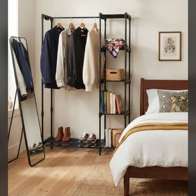 Clóset Portátil Con Zapatera - 3/8