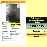 MV-615-Refrigerador Samsung Inverter  18 pies....1090 USD...51596013....transporte costo adicional - Img 55904540