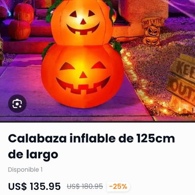 Decoraciones de halloween desde un 25 a un 50% de descuento - 3/3