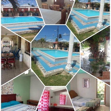CASA DE RENTA  3 habitaciones con piscina en la playa de Guanabo a 3 cuadras del mar 52 46 36 51 PANELES SOLARES, Y - Img 109713888