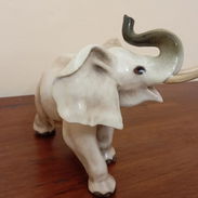 Bello elefante antiguo italiano firmado por Guido Cachapotti - Img 55517177