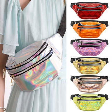 👜 Riñonera Holográfica para Mujer – Bolso Multiforma - 2/9