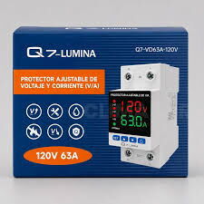 Protector de voltaje Protector digital 120V para electrodomésticos y equipos sensibles, con voltaje y amperaje ajustable - 2/2