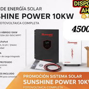 kit 2 en 1 Suchine de 10 kW con batería LiFePO4 de 16 kWh es un sistema de respaldo y generación de energía.Mensajeria - Img 56229967