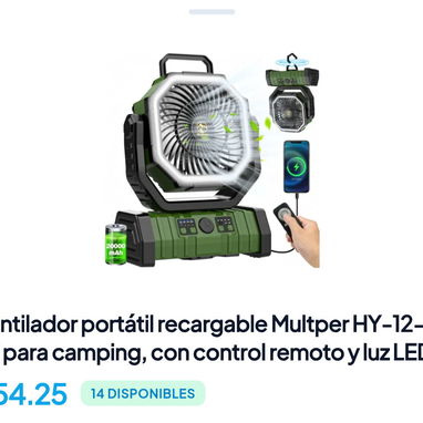 Ventiladores recargables por menos de 55usd 😁 - Img 126412868