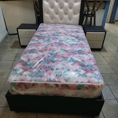 Cama personal tapizada 1 año de garantía servicio de armada y entrega sin costo adicional en toda la Habana - Img 121545462