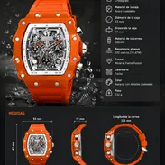 Reloj Invicta Color Naranja con detalles en plateado Cod:Alofokee - Img 55553195