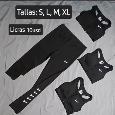 Ropa deportiva/ licras cortas, largas/ conjuntos deportivos/ short y tops/ - 4/9