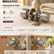 Cerradura de Pomo Megapro Llave-Llave (cv) - Img 55917714