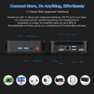🚀 Mini PC MLLSE M2 Pro | 8GB RAM | 128GB SSD | 4K Ultra Slim - Img 121355869
