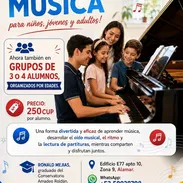 CLASES GRUPALES DE MÚSICA 🎶 VEN CON TUS AMIGOS🎹 CLASES GRUPALES DE MÚSICA 🎶 VEN CON TUS AMIGOS - Img 56991464
