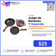 Juego de sartenes y olla - Img 58402195
