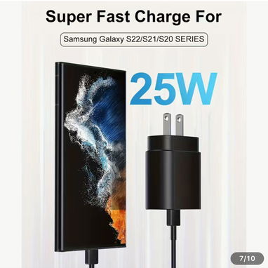 Cargador de 25 wats tipo C cable con Espiga de carga!! Lleve su batería al máximo rendimiento!! - Img 64633972