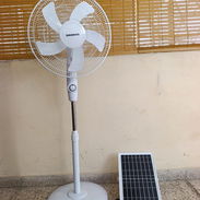 Ventiladores Recargables con Panel Solar - Img 56222037
