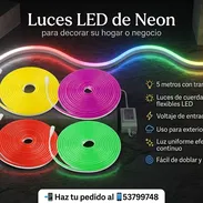 🎇 LUCES LED DE NEON FLEX / Para decorar su hogar o negocio ⭐ 53799748 - Img 44230553