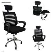 Sillas de oficina para computadora, ergonómica giratoria, con soporte de cabeza, forrada de malla Precio 80 usd Lla - Img 55711238