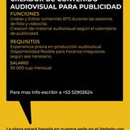 Nuestra Agencia Creativa busca CREADOR DE CONTENIDO AUDIOVISUAL PARA PUBLICIDAD - Img 45430435