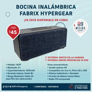 Bocina inalámbrica fabrix hypergear - Img 45531437