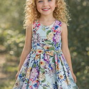 Bata de niña talla de 6 av8 años - Img 56894208