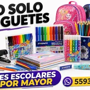 Materiales escolares Al Por Mayor Mochilas Plumones Pegamento Lápices Pinceles Calculadora Geometría - Img 57779544