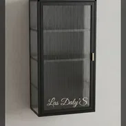 Estante aéreo de 3 niveles con puertas, disponible en blanco y negro💞 - Img 57504892