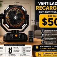 Ventilador recargable - Img 55604208