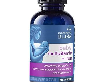 Vitaminas para bebé. Multi vitaminas y hierro. Mommy’s Bliss. - Img main-image