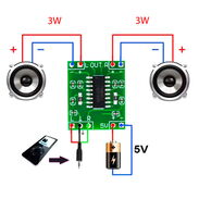 Módulo Amplificador PAM8403, 3W*2, 3 W de potencia por cada canal - Img 45295533