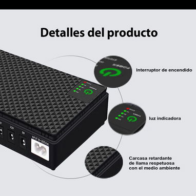 Mini UPS para router 10400 Mah con poe - Img 117019466