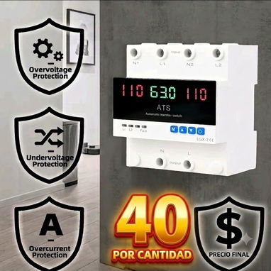 ¡OFERTA EXCLUSIVA AL POR MAYOR! PROTECCIÓN ELÉCTRICA Y TRANSFERENCIAS GEYA ⚡ 🇺🇸 Calidad y estándar de nivel Estados Un - 3/4