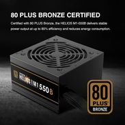 Fuente de Poder GAMDIAS Helios M1-550B 550W ATX 80 PLUS Bronze - Img 56891419