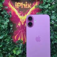 iphone 16 plus con 100 de batería versión esim 512gb venta o cambio x iPhone menor y vuelto color rosado - Img 55754413