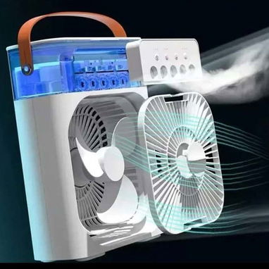 Ventilador-enfriador-humidificador de aire. Incluye el cable y cargador USB - Img 109900458