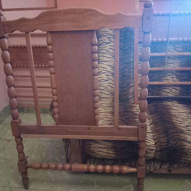 Cuna de madera para bebé - Img 119274579