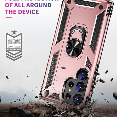 🍑Funda para Samsung Galaxy S23 Ultra – Con Soporte de Anillo🍑 - 4/6