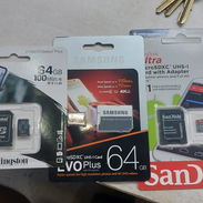 Micro sd o flash 64 Samsung, sandisk o kintong 0km sellado 64,128 o 256 somos tienda física  vedado - Img 54912214