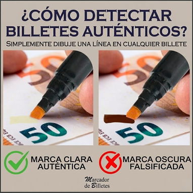 HVM Marcador detector de billetes falsos (16 marcadores) (4 USD c/u) - Img 123661835