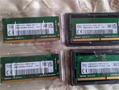 Memoria ram marca SKhynix DDR4 4gb 3200 MHz tipo SO (de laptop) - Img 65553396