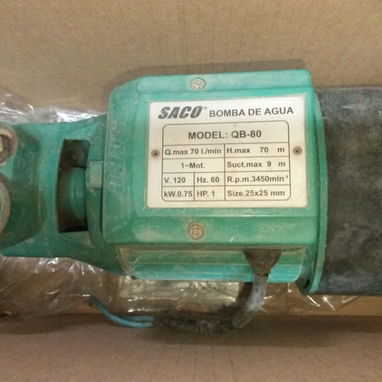 Motor de agua-1 HP. - 3/3