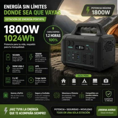 “Super Oferta“Generador solar”1024wh - Img 123136964