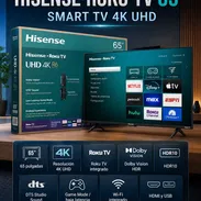 HISENSE R6 SERIES ROKU TV 65” – SMART TV 4K - Img 56739154