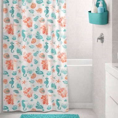 Cortina para baño con alfombra pvc y cesta 16 000 cup - 3/9